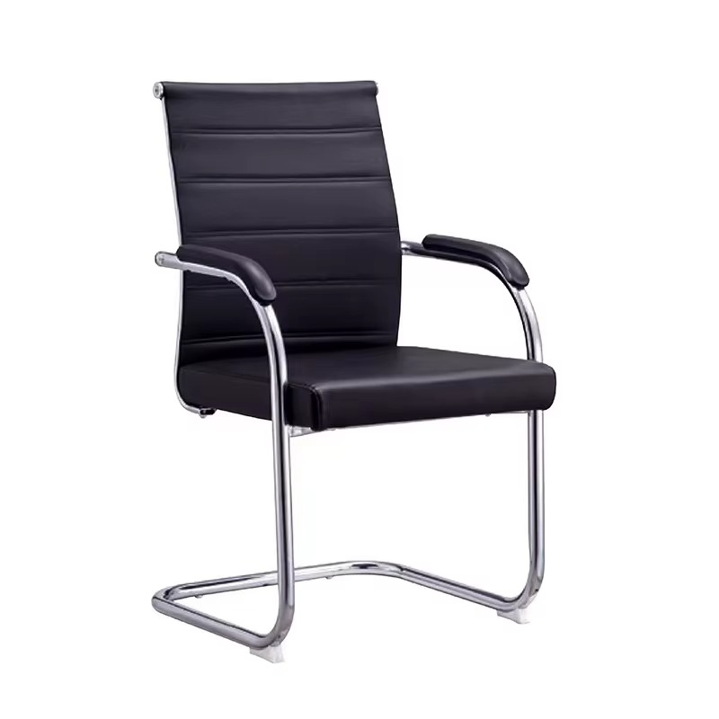 Chaise d’Accueil ExecutiveLine – Élégance & Stabilité Chromée