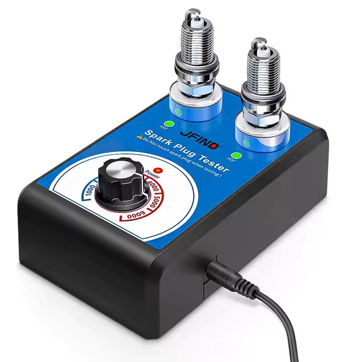 JFIND JF109 Testeur de Bougies d’Allumage – Outil Diagnostic Double Trou + Test Rapide et Fiable