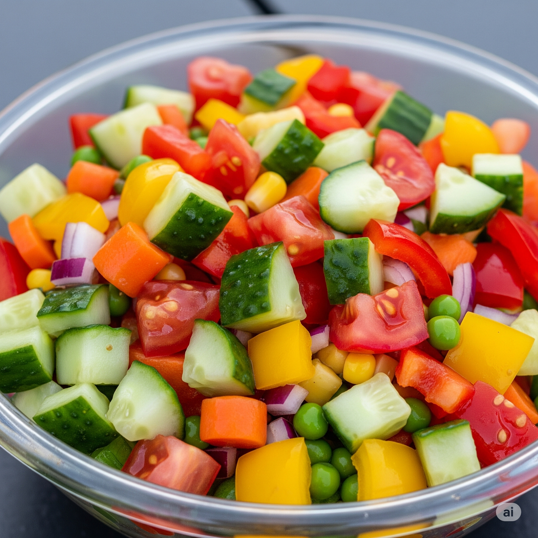 Macédoine de Légumes : La Fraîcheur Colorée et Équilibrée !