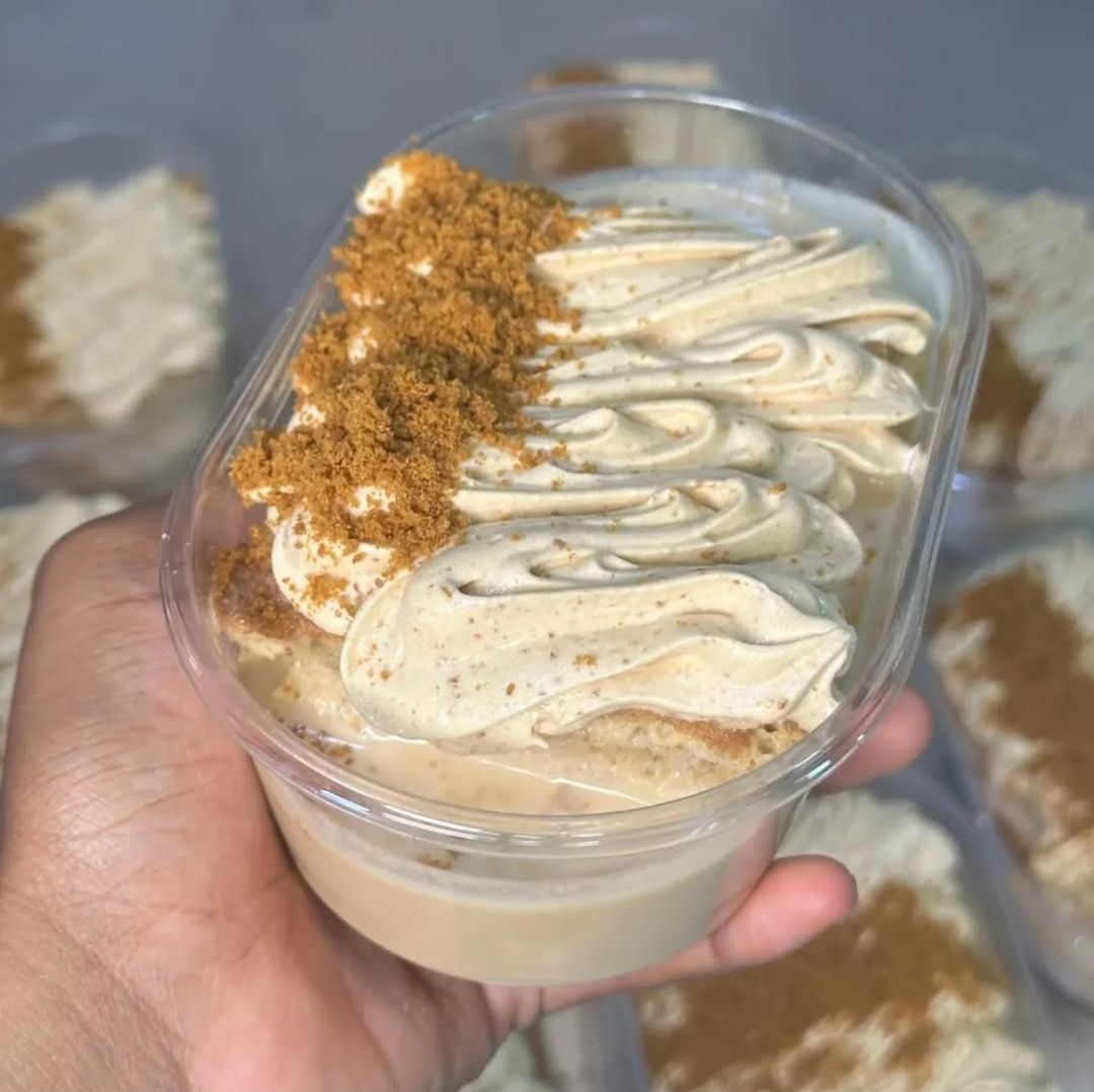 Lotus tres leches cake 