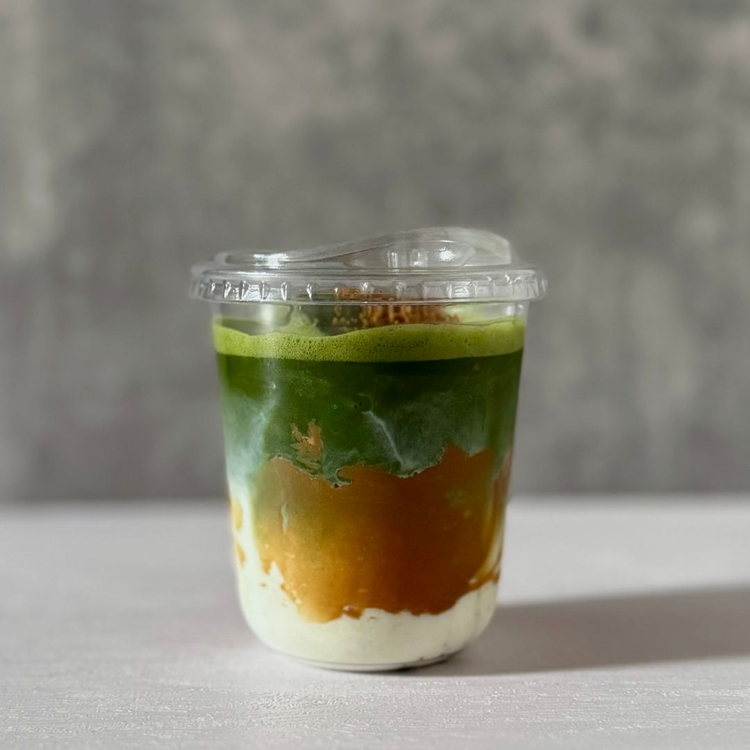Biscoff Matcha Latte