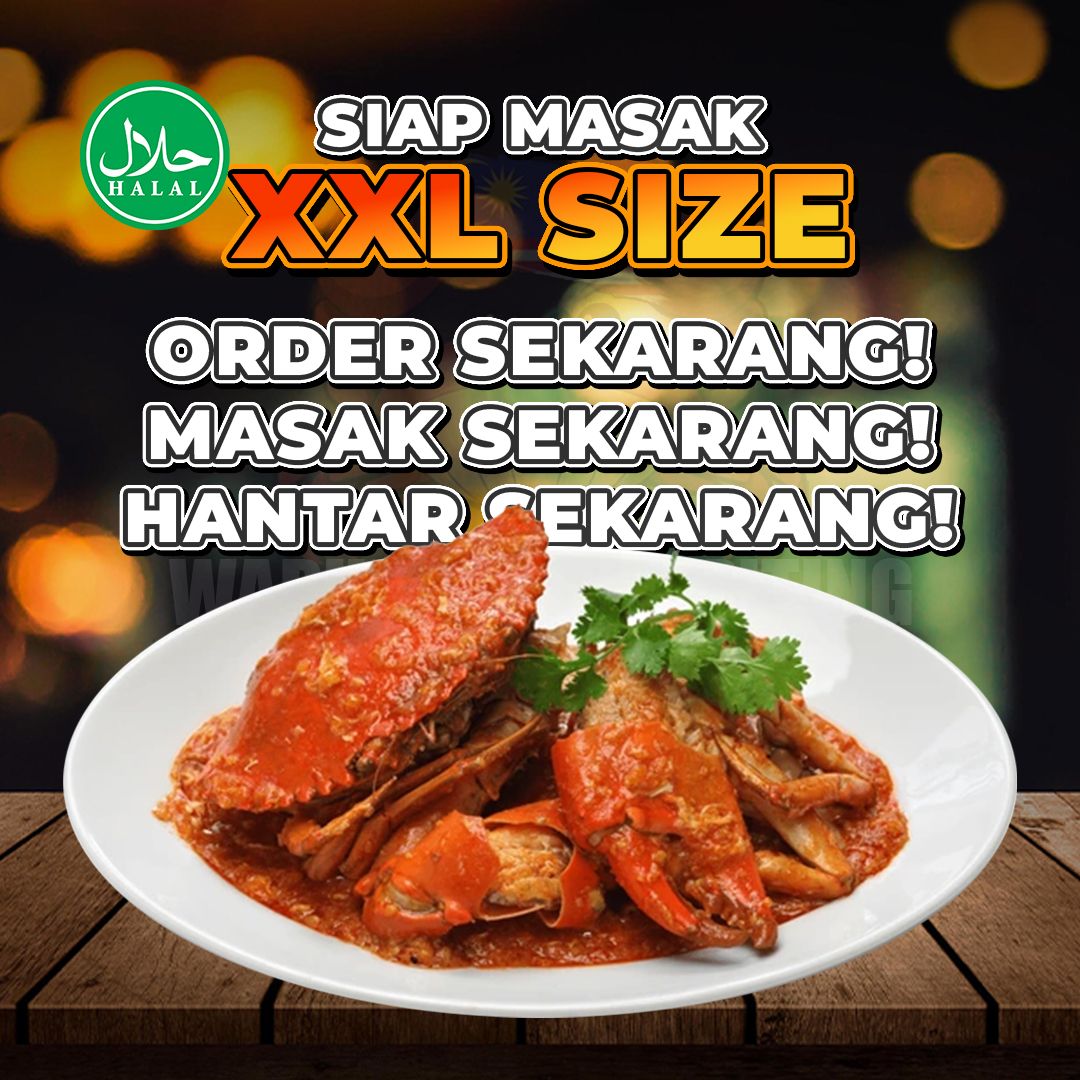 [XXL Size] Ketam Nipah Indonesia 500g-599g - Klang Valley ONLY