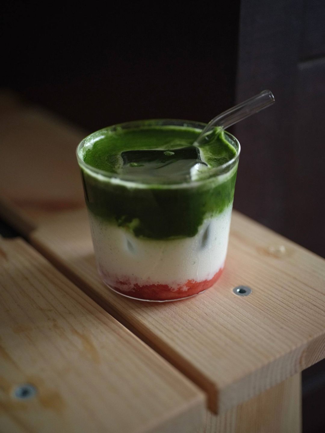 Strawberry Matcha Latte