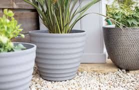 Ridged Flower Pots