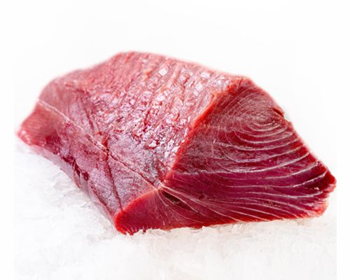 Fresh yellowfin tuna loins