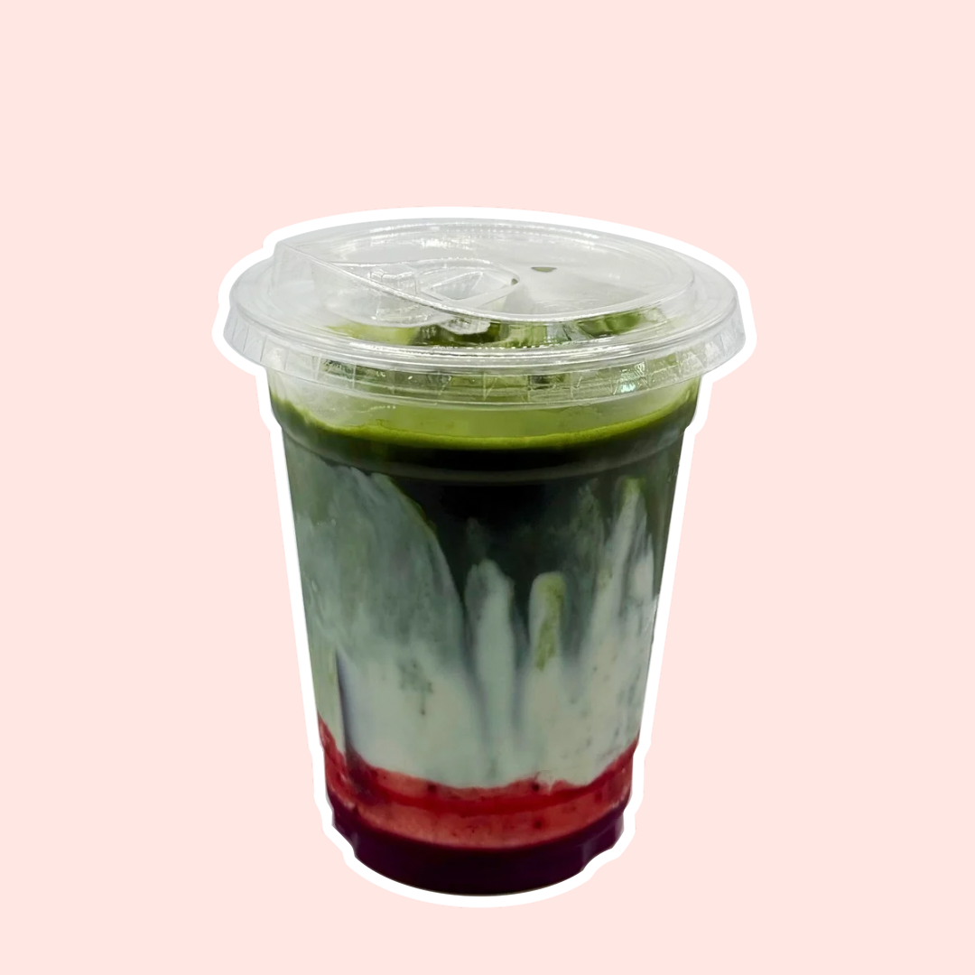 Strawberry Matcha Latte 🍓