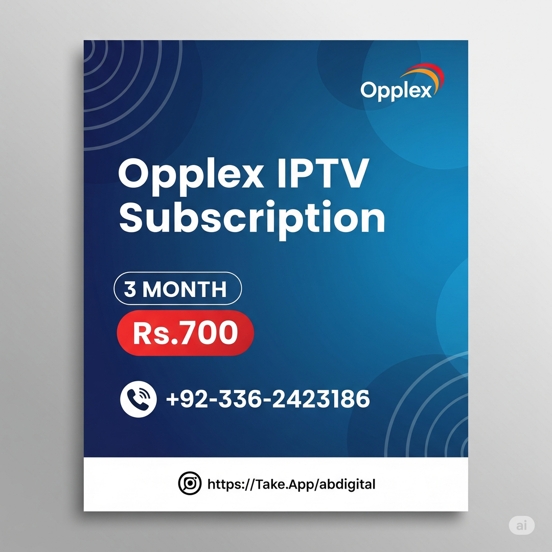 Opplex IPTV 3Month Plan