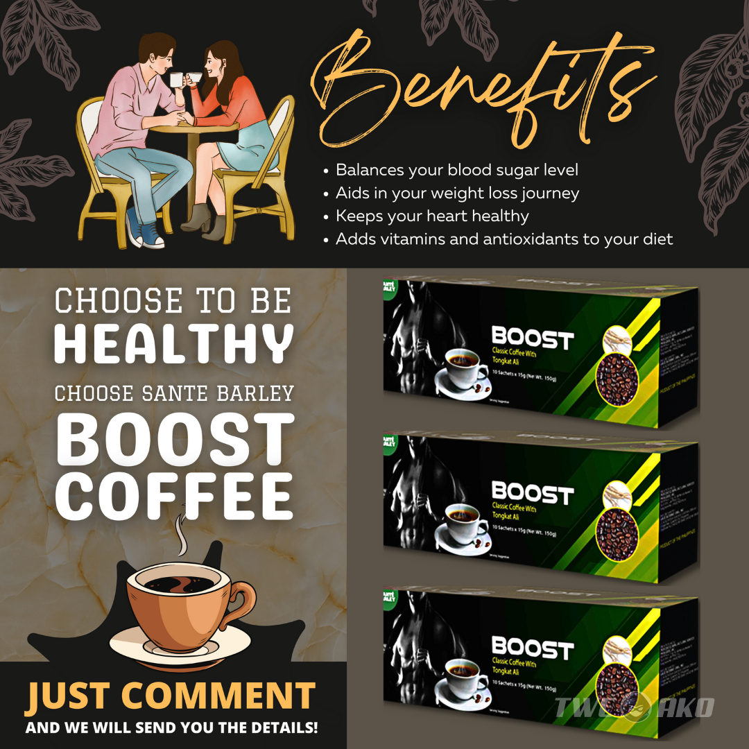 Boost Coffee (barley & tongkat ali coffee mix)
