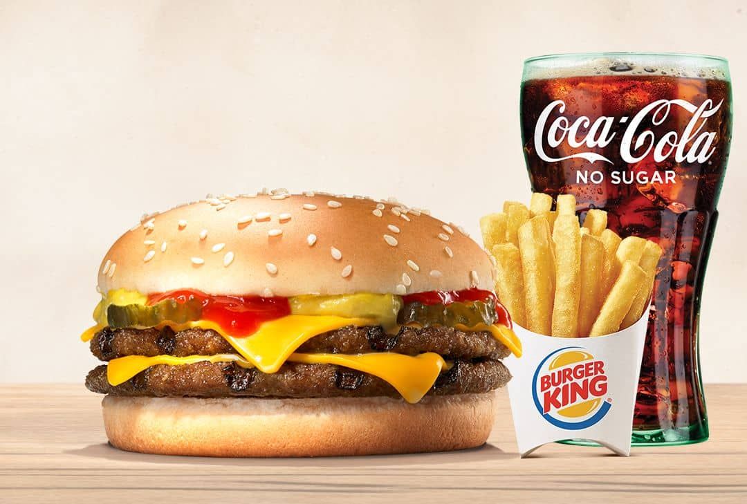Double cheeseburger combo