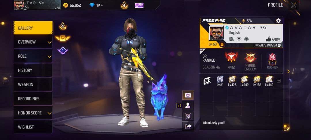 Id on sell (lev60)
