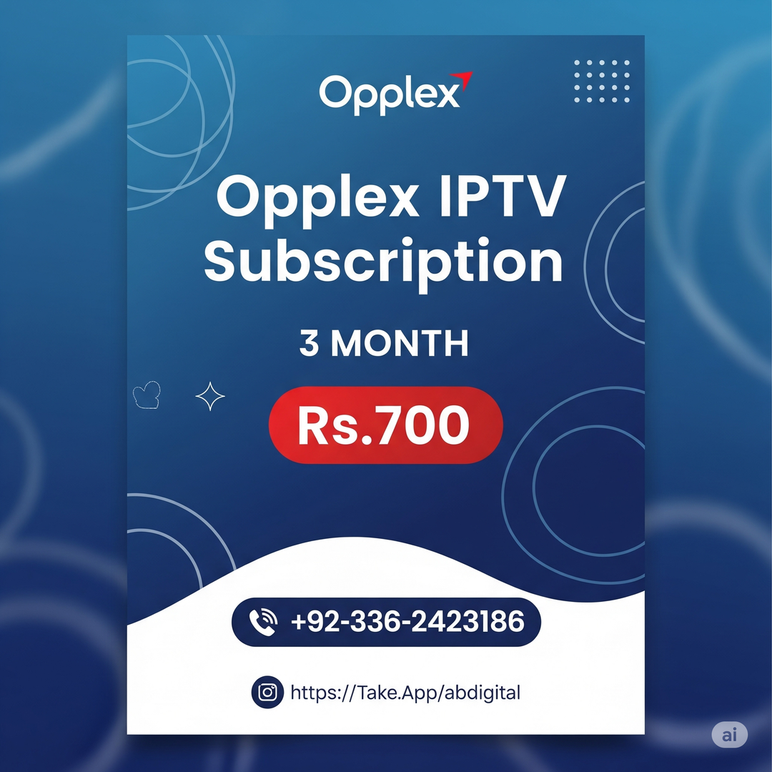 Opplex IPTV 3Month Plan