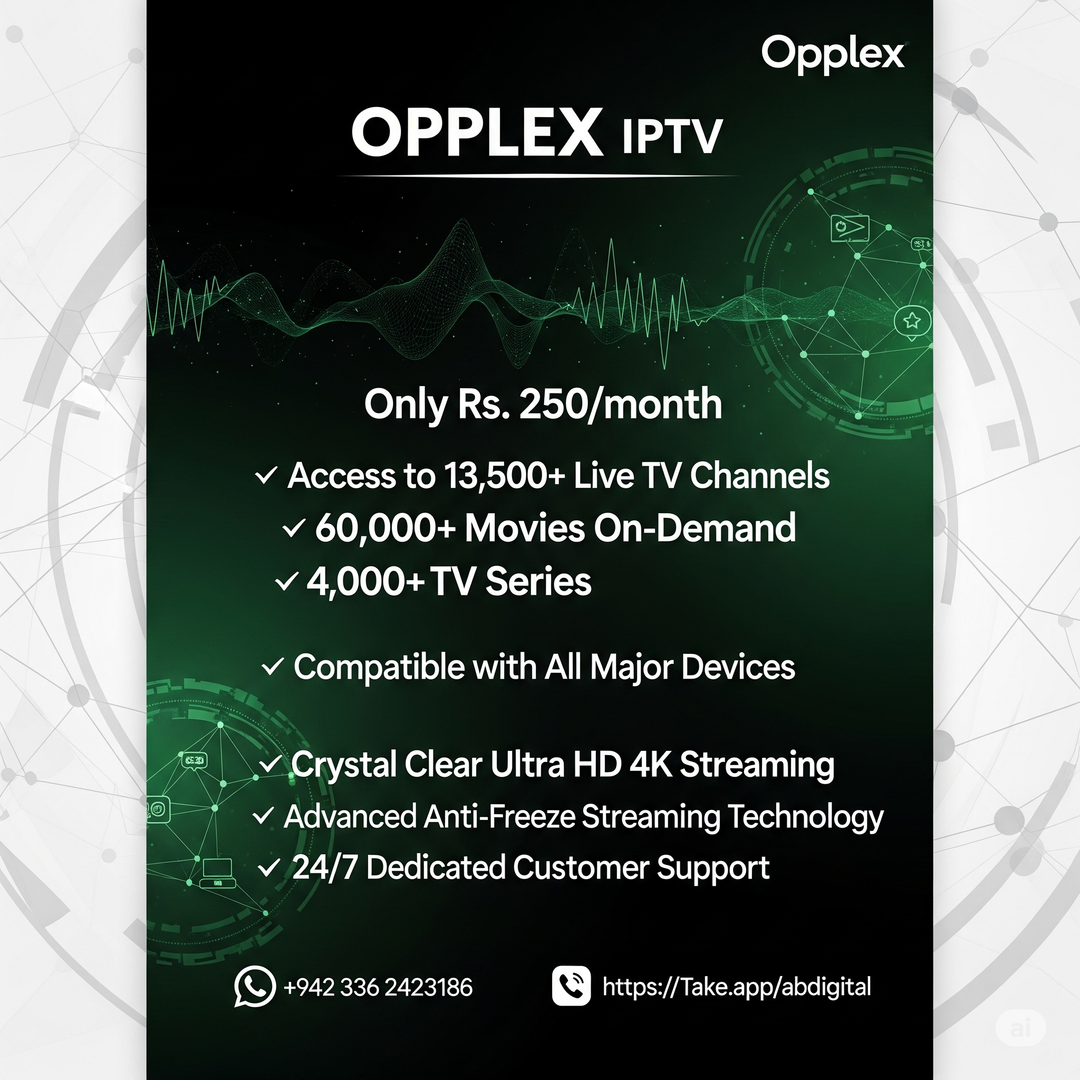Opplex IPTV 1Month Plan