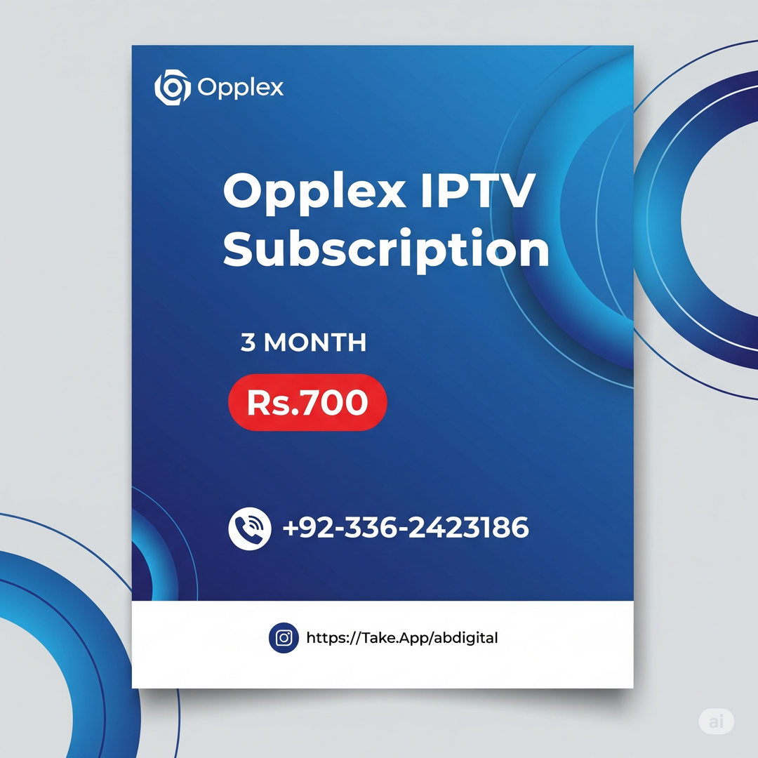 Opplex IPTV 3Month Plan