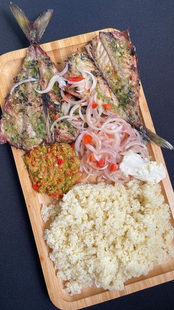 Atiékè aloco poisson fumé - SAVEURS ROYALES