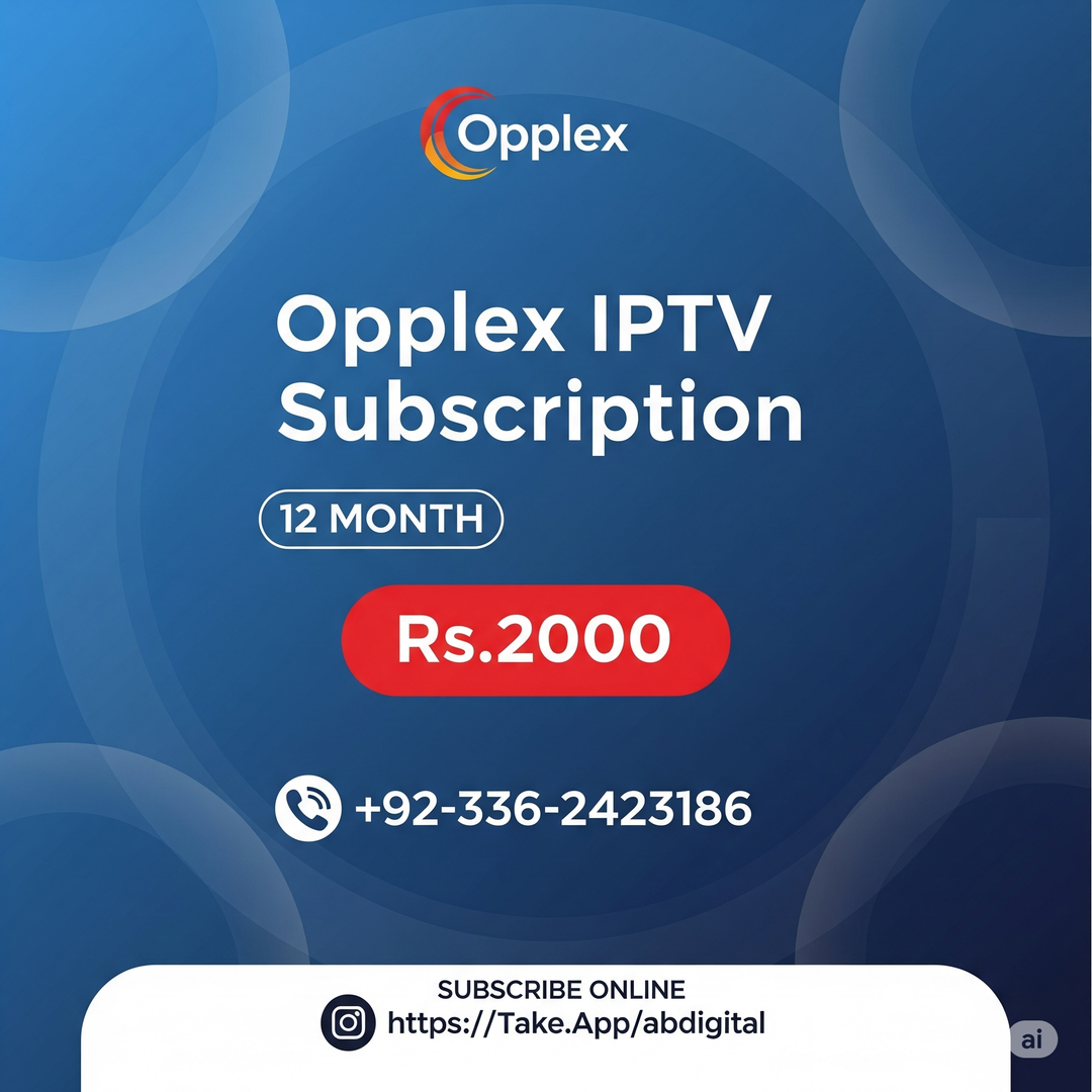 Opplex IPTV 12Month Plan