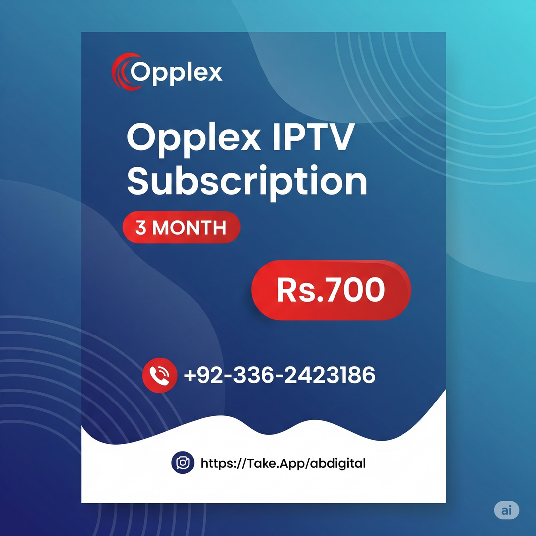 Opplex IPTV 3Month Plan