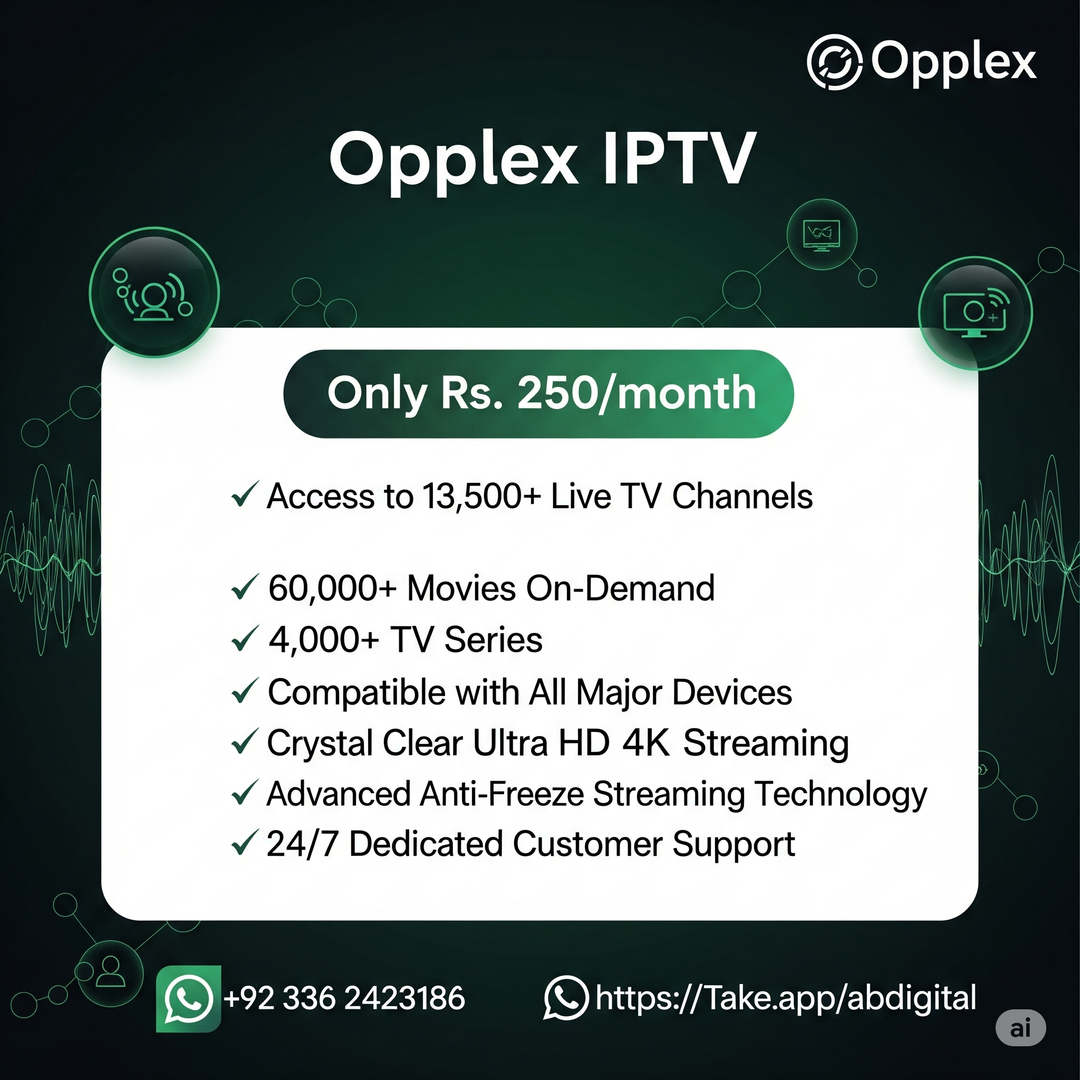 Opplex IPTV 1Month Plan