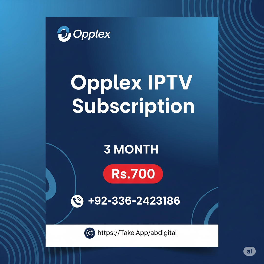 Opplex IPTV 3Month Plan