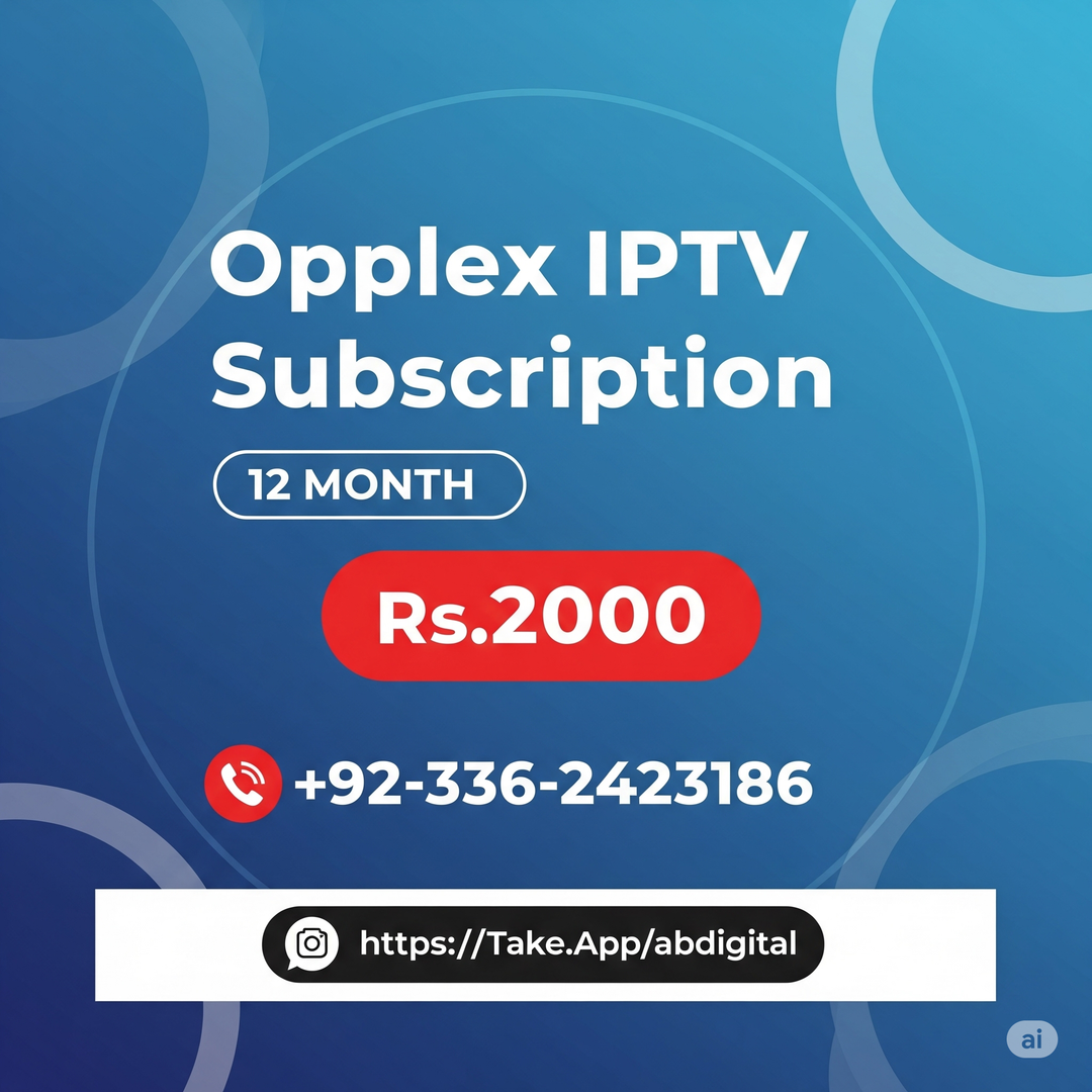 Opplex IPTV 12Month Plan