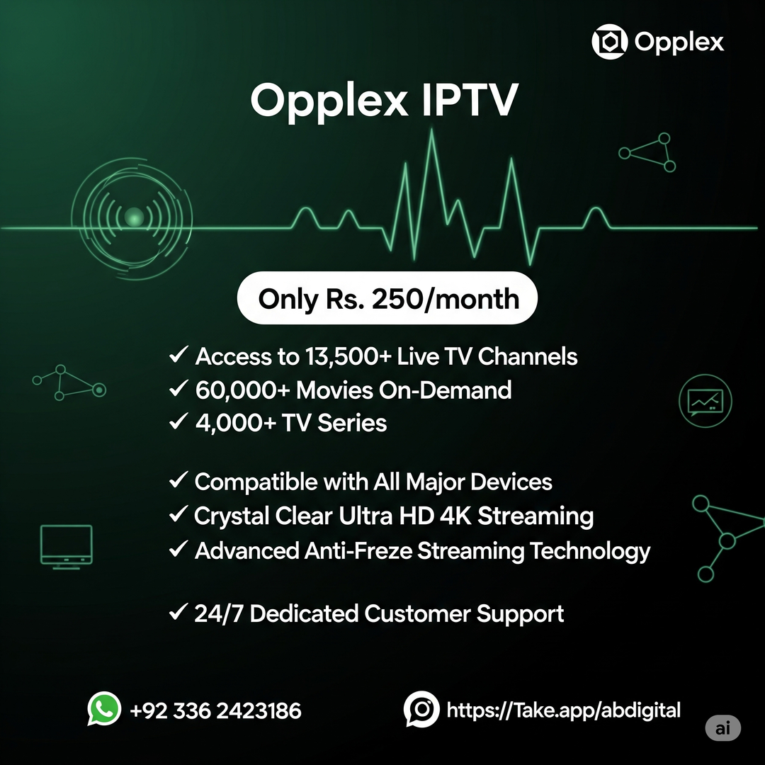 Opplex IPTV 1Month Plan