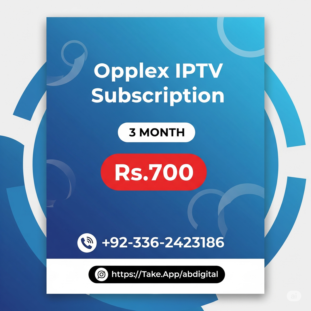 Opplex IPTV 3Month Plan