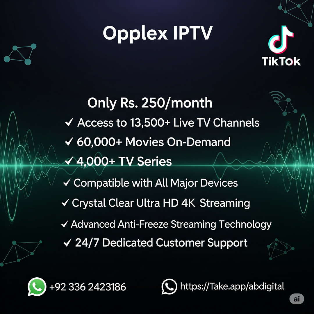 Opplex IPTV 1Month Plan