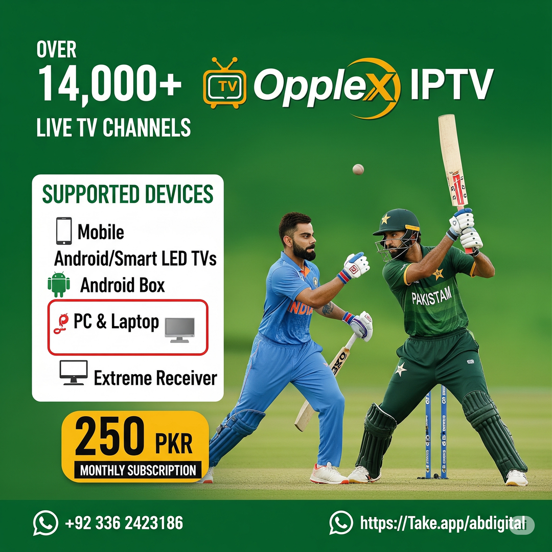 Opplex IPTV 1Month Plan