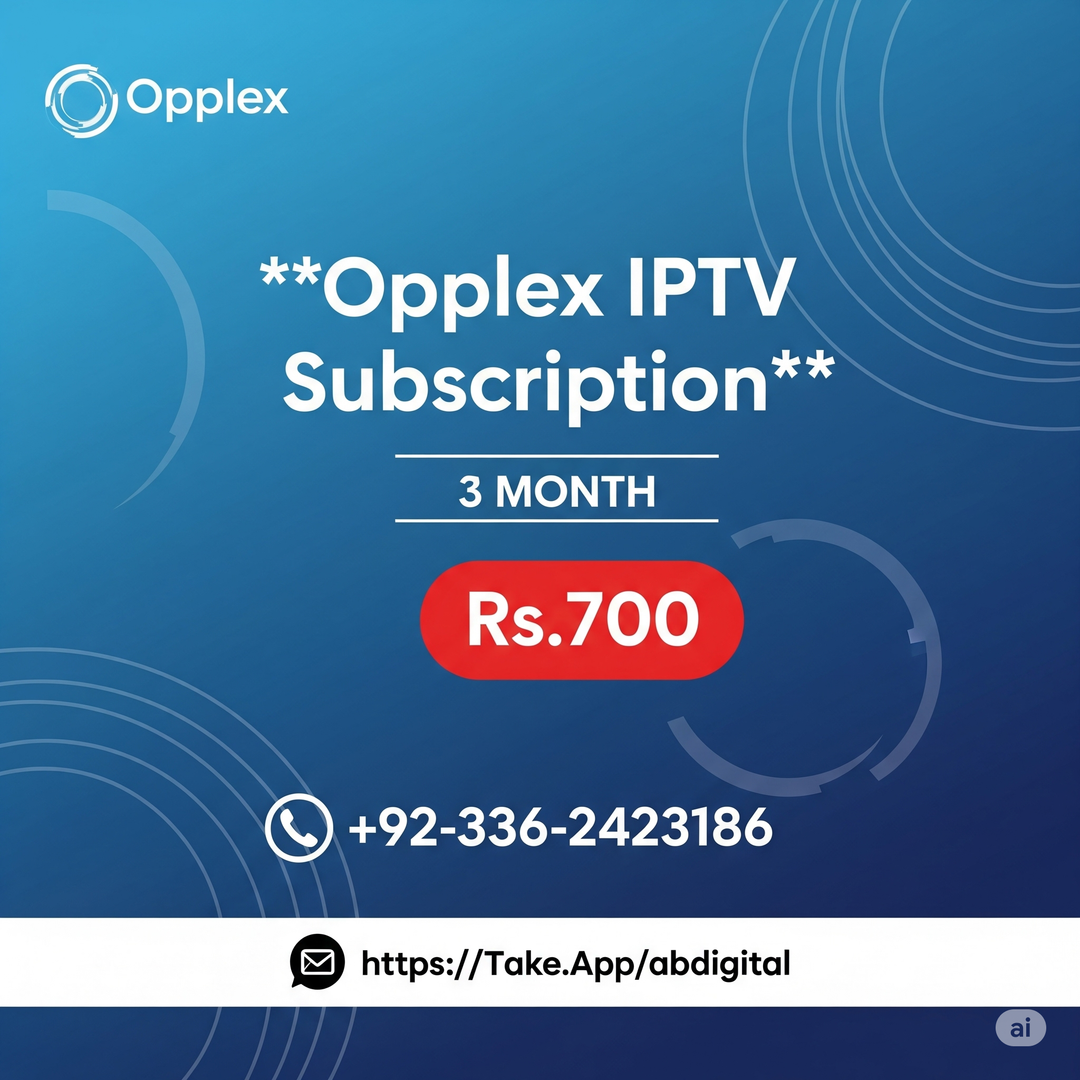 Opplex IPTV 3Month Plan