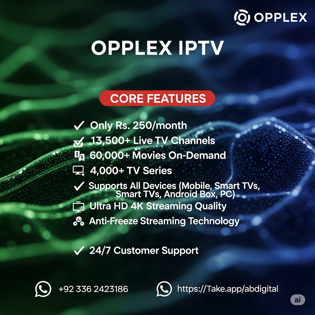 Opplex IPTV 1Month Plan