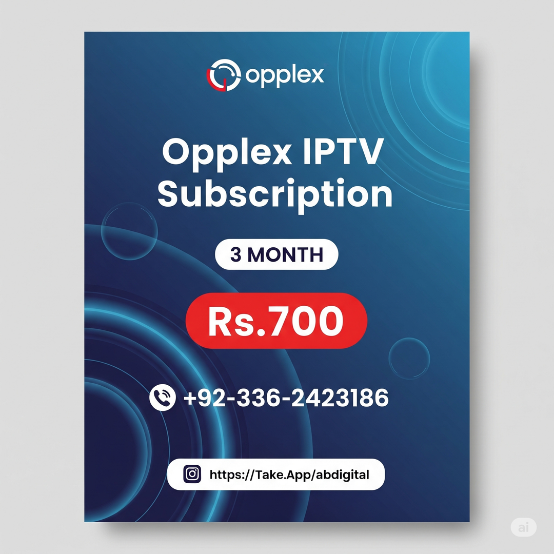 Opplex IPTV 3Month Plan