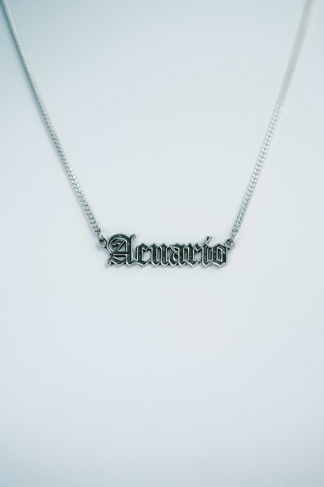 Collar Acuario - 99.9% Plata pura y manifestada