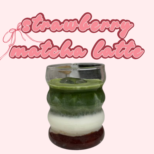 Iced Strawberry Matcha Latte