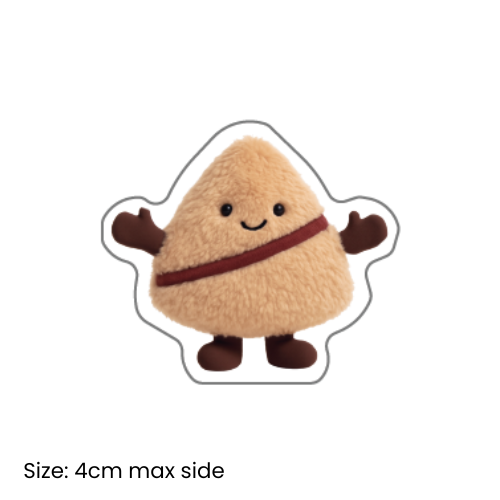 Nasi Katok Waterproof Sticker