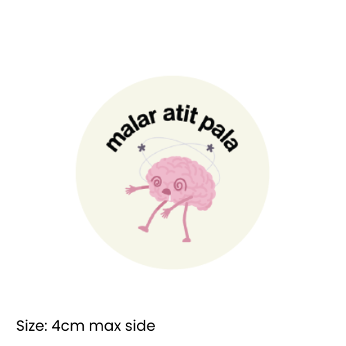 Malar Atit Pala Waterproof Sticker