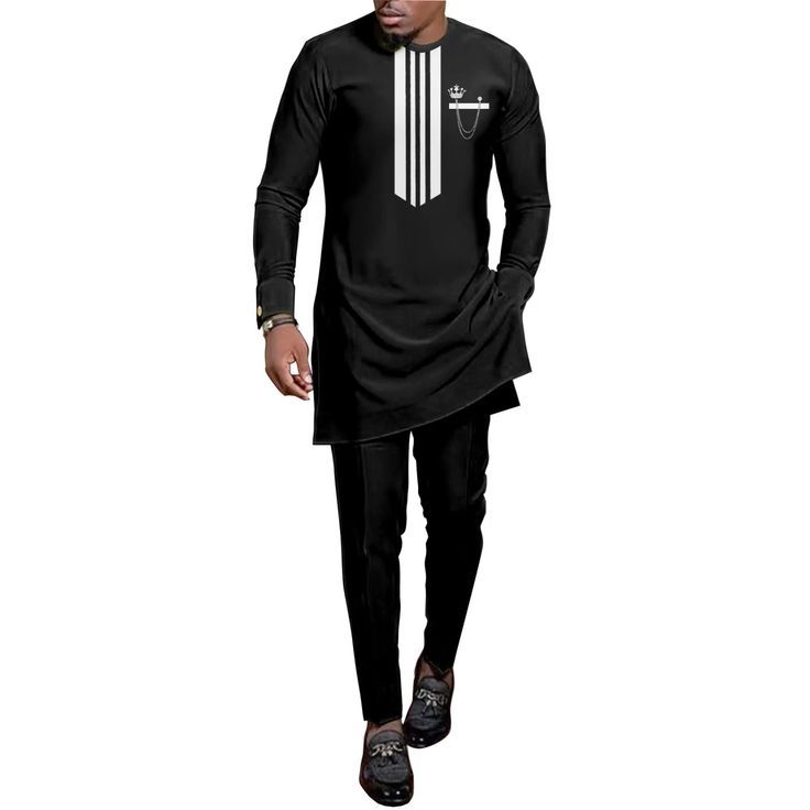 Mens Ankara suit