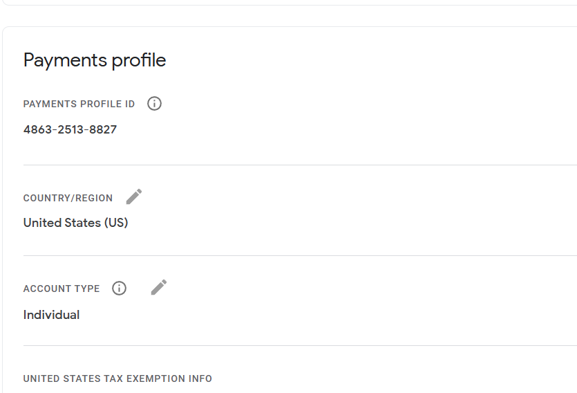 US Google Account