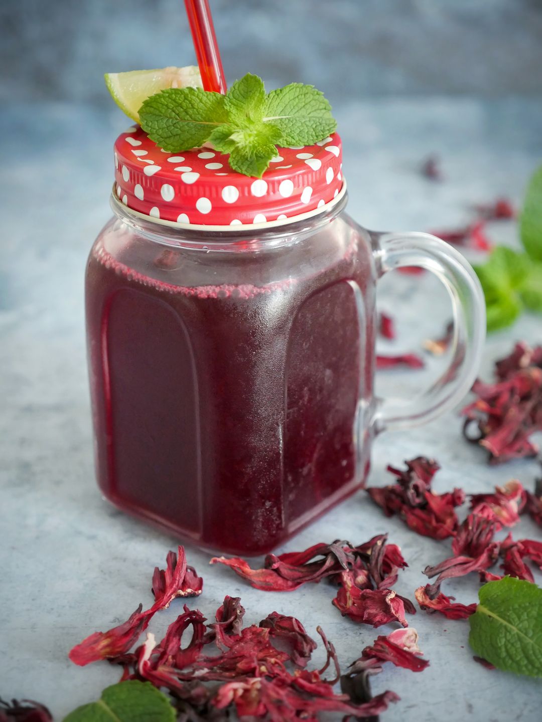 Jus de Bissap(Fleur d'hibiscus)