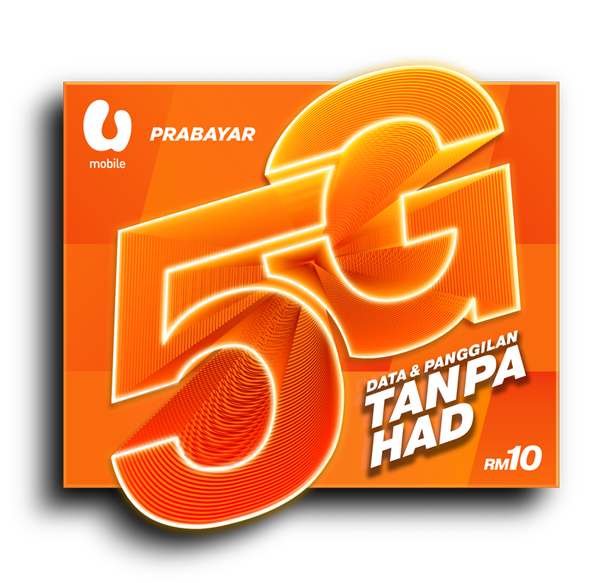 UMOBILE Data 5G Malaysia Prepaid Top-up