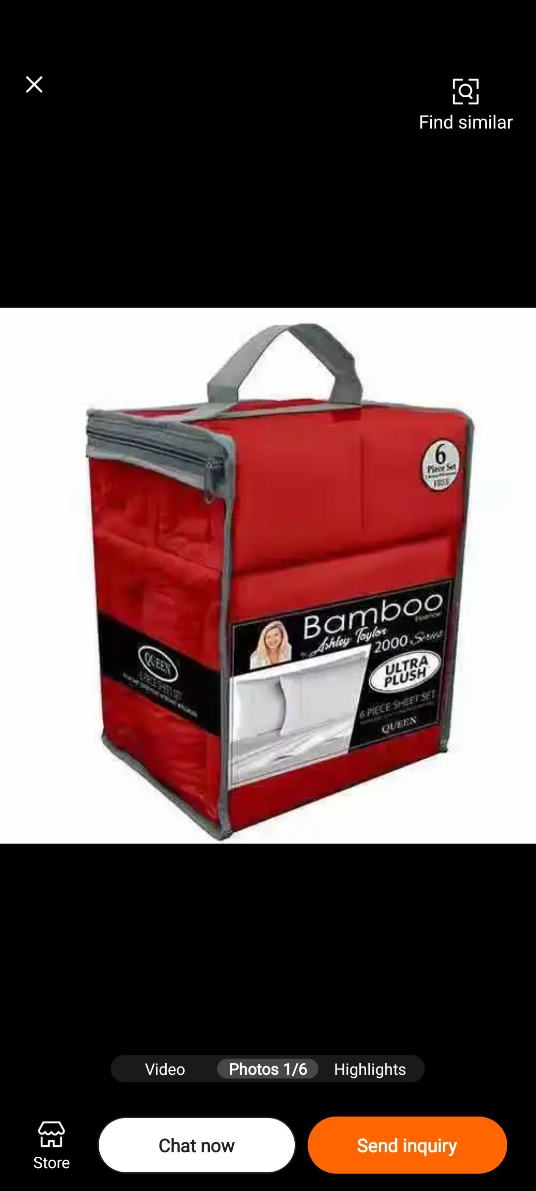 Drap 6 pieces. Avec couverture 