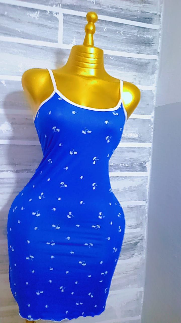 Nuisette robe bleu