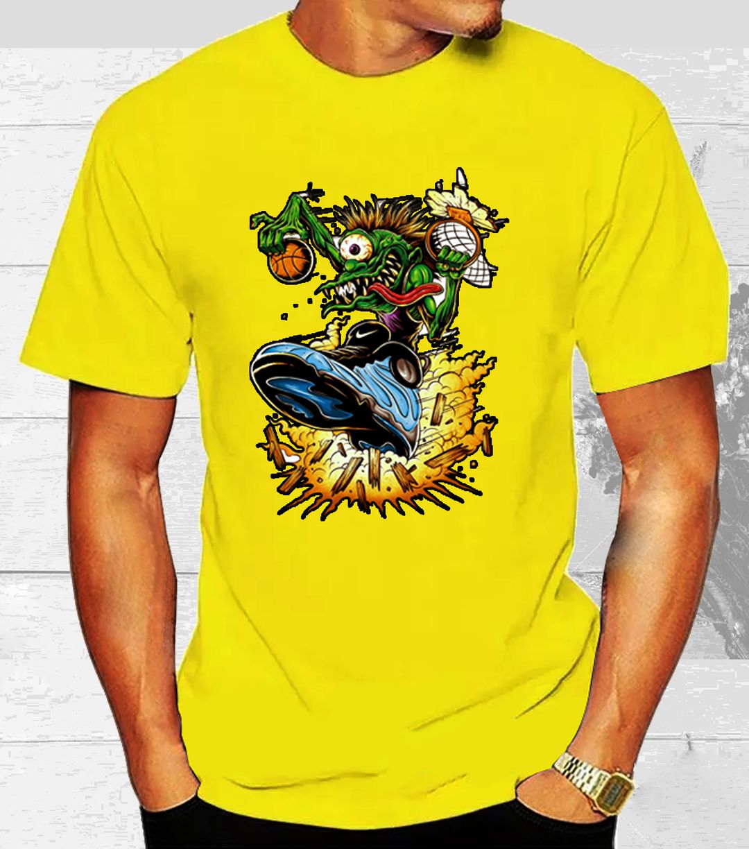 🏀Explosive Style: Cartoon Basketball Tees That Turn Heads