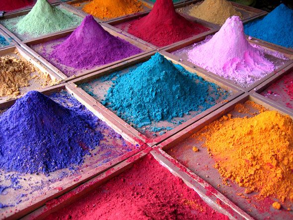 Colores en polvo a la grasa para velas. 