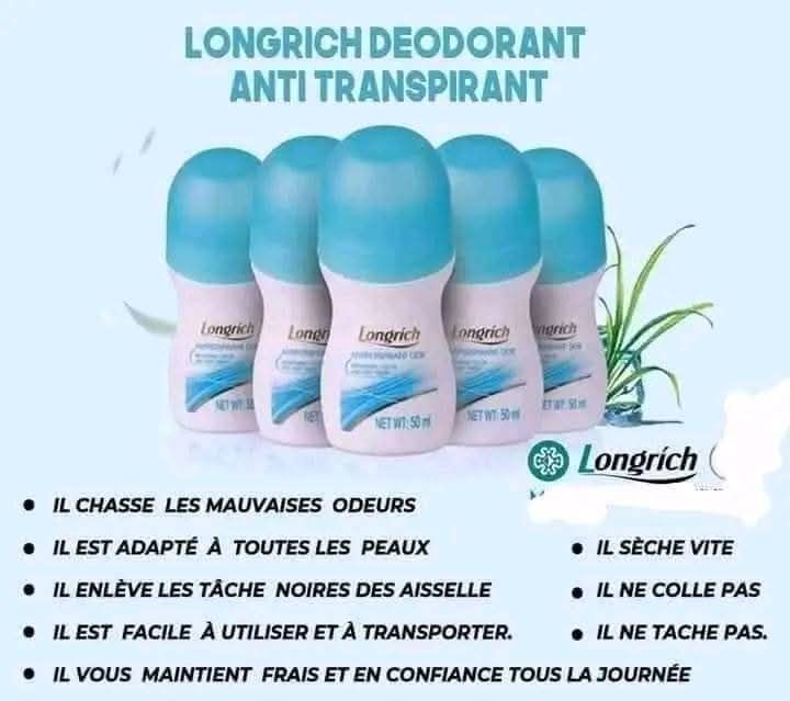 Déodorant Longrich – Fraîcheur et protection naturelle