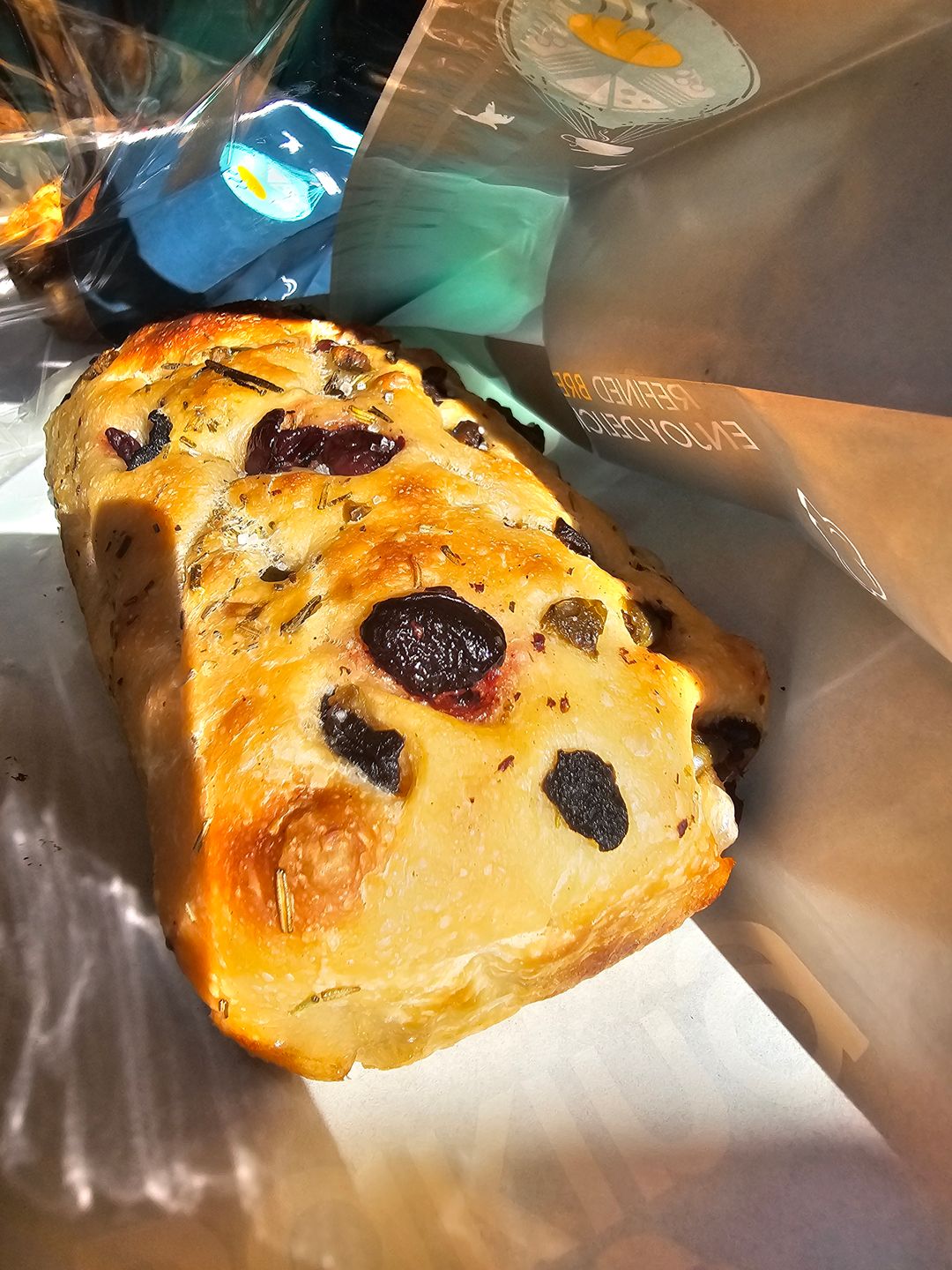 Olives Rosemary Sourdough Focaccia