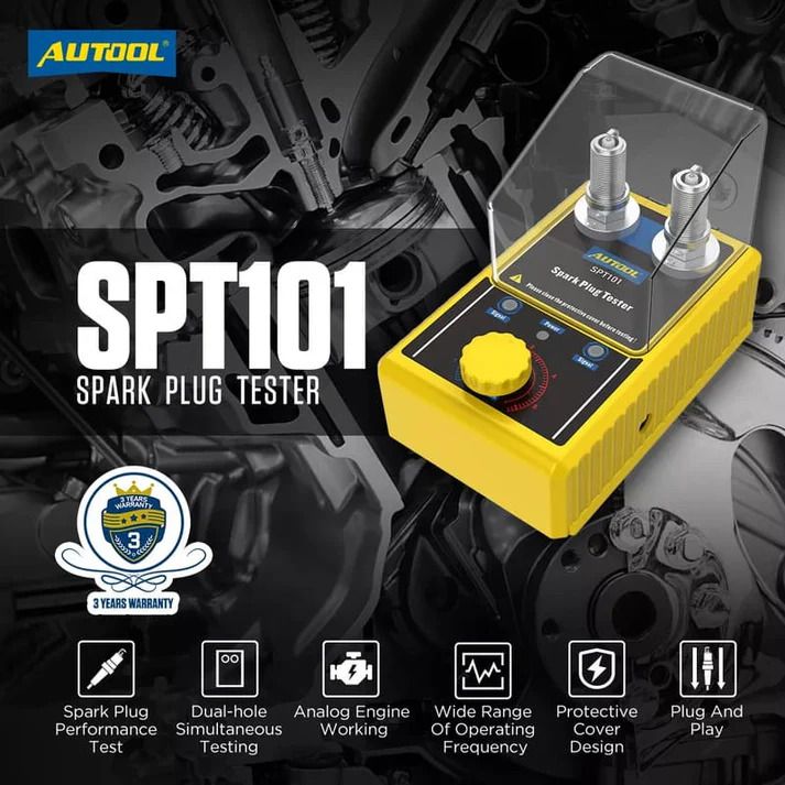 Autool SPT101 Spark Plug Tester with Dual Testing Holes (10005708)