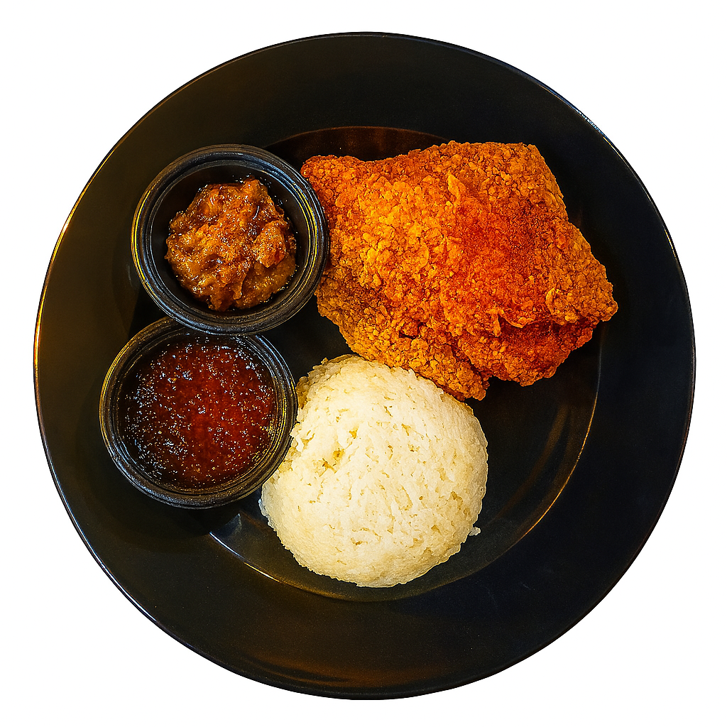 Nasi Katok - Ayam