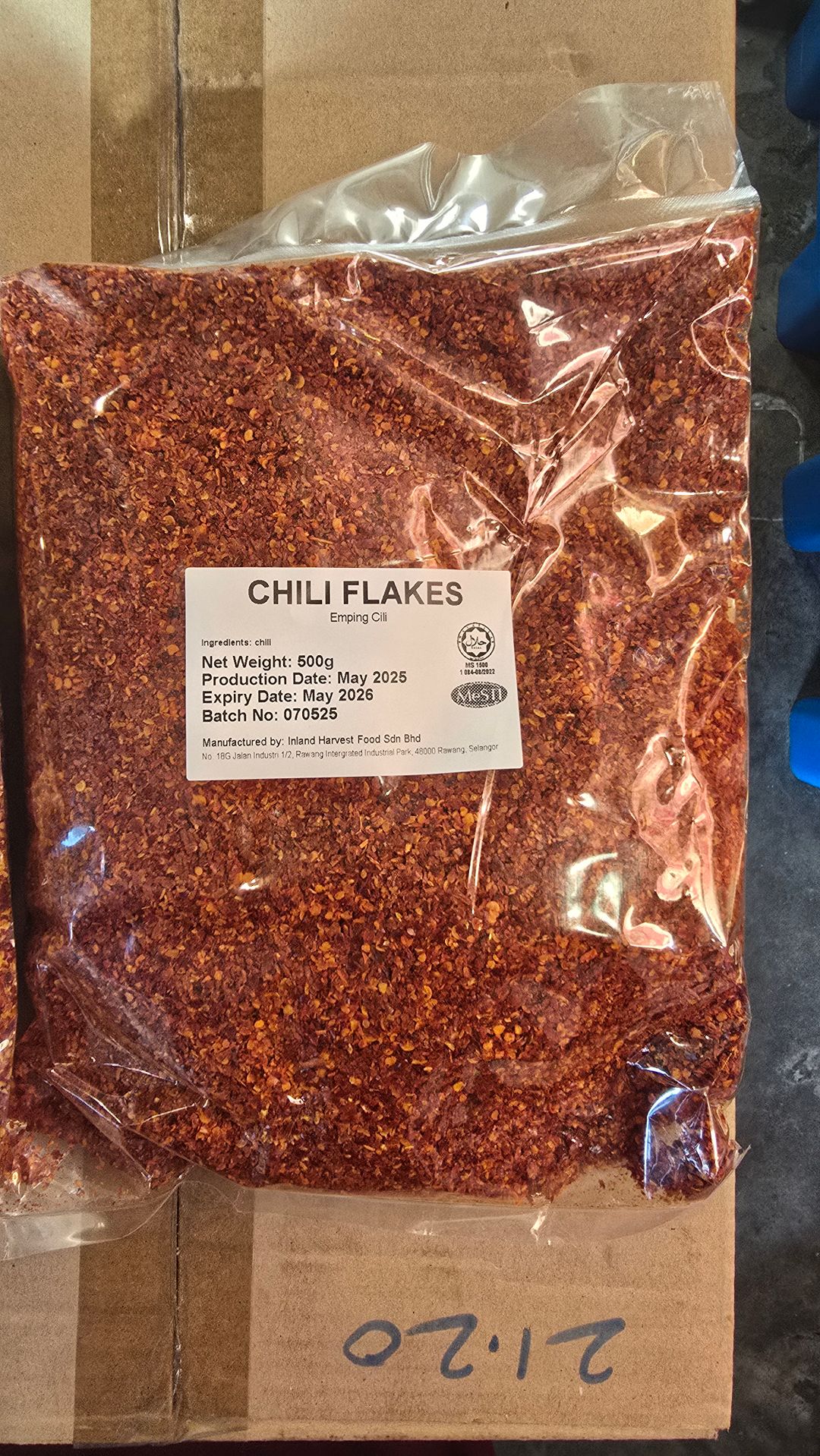 Herbs & Spices - Chili Flakes (500g / pkt)