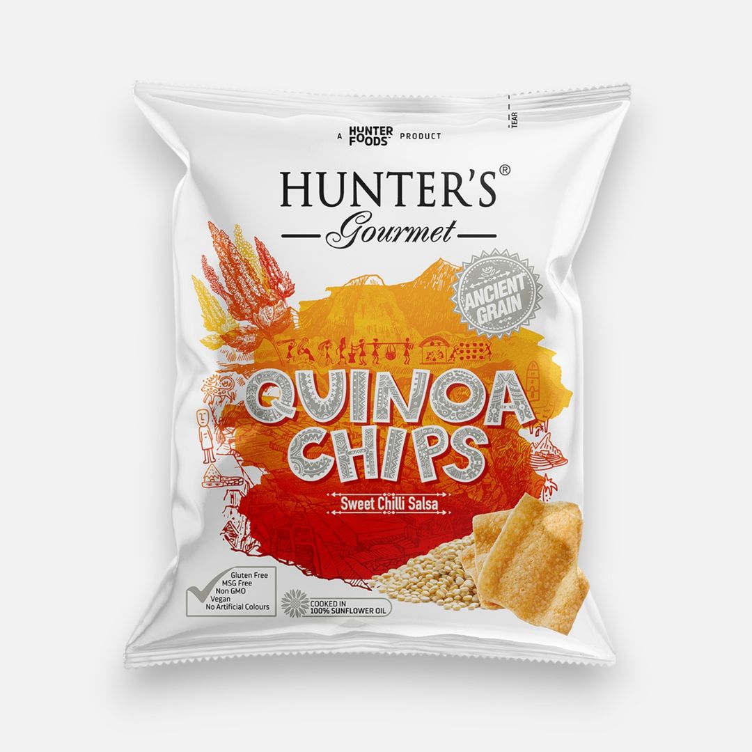 Hunter's Gourmet Quinoa Chips Sweet Chilli Salsa 75G