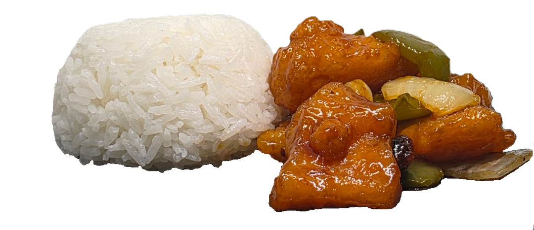 Sweet & Sour Fish with Rice