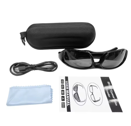 1080P lunettes d'équitation lunettes Sports de plein air lunettes de conduite caméra DVR lunettes de soleil numérique Audio vidéo enregistreur caméscope 300mAh